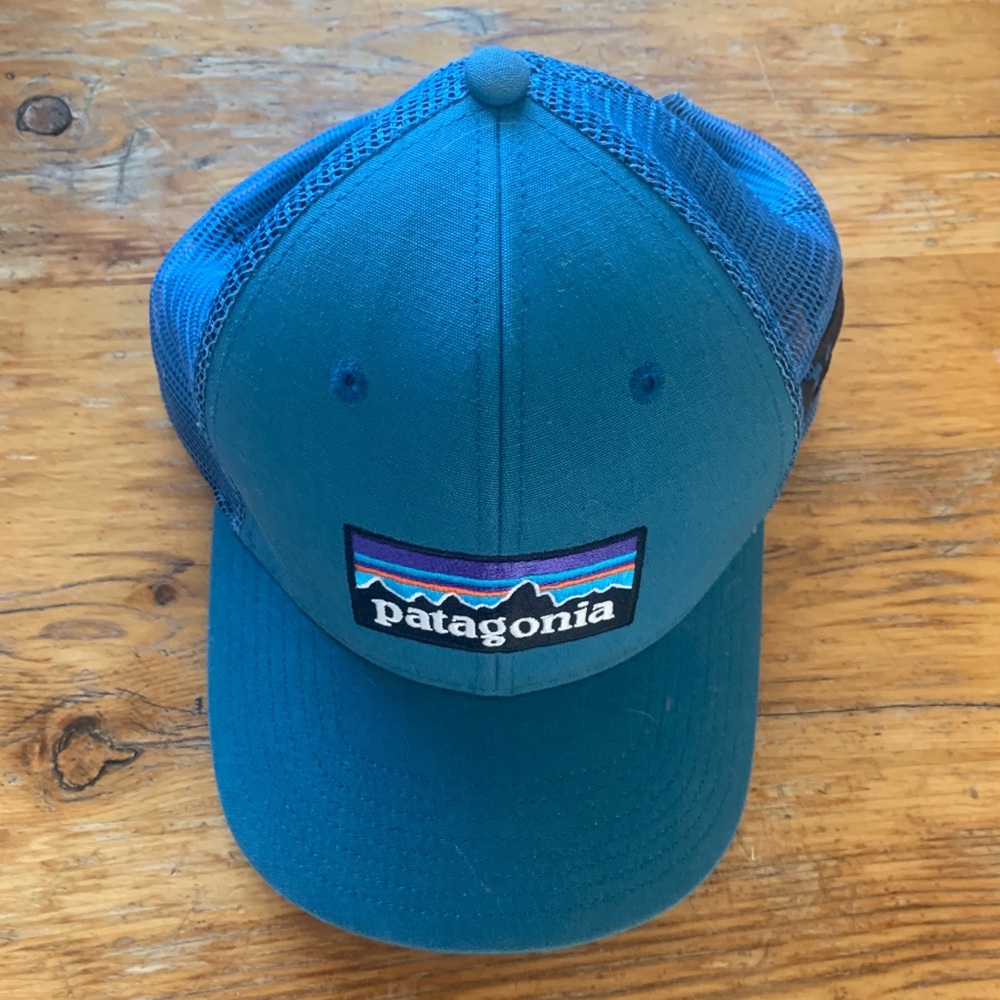 Patagonia Trucker Hat w/ leather patch